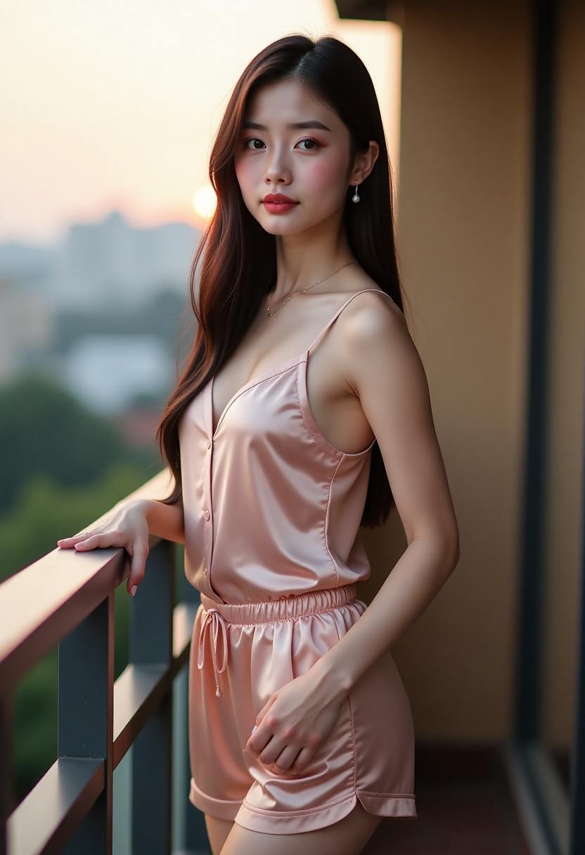 女声木吉他翻唱演唱画面